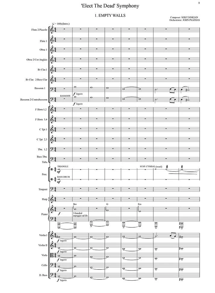 Elect The Dead Symphony - Full Concert Score - Image 4