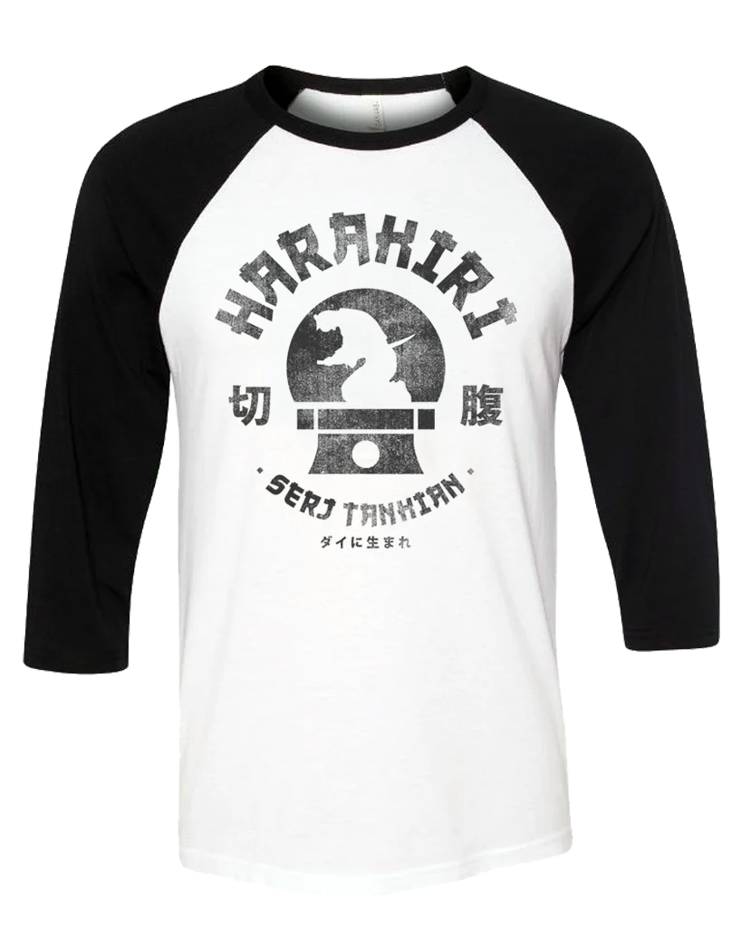 Men's | Born To Die | 3/4 Sleeve Baseball Tee