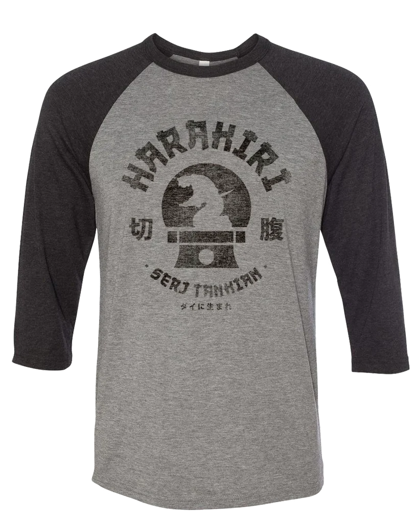 Men's | Born To Die | 3/4 Sleeve Baseball Tee - Image 2