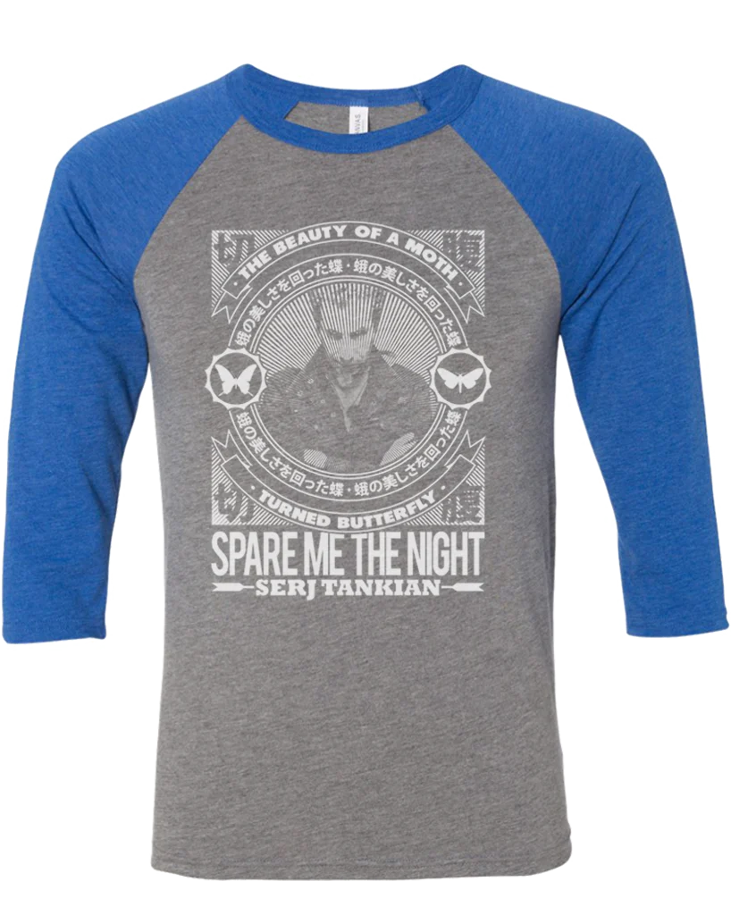 Men's | Butterfly | 3/4 Sleeve Baseball Tee - Image 3