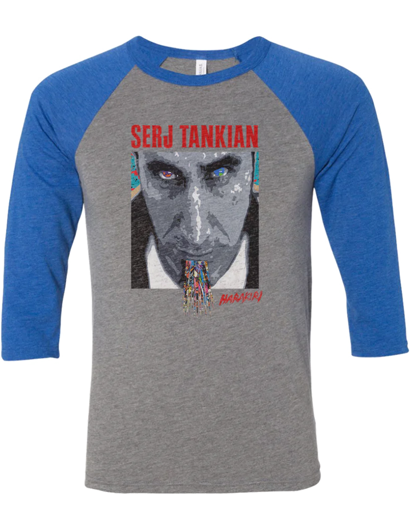 Men's | Harakiri Cover | 3/4 Sleeve Baseball Tee - Image 3