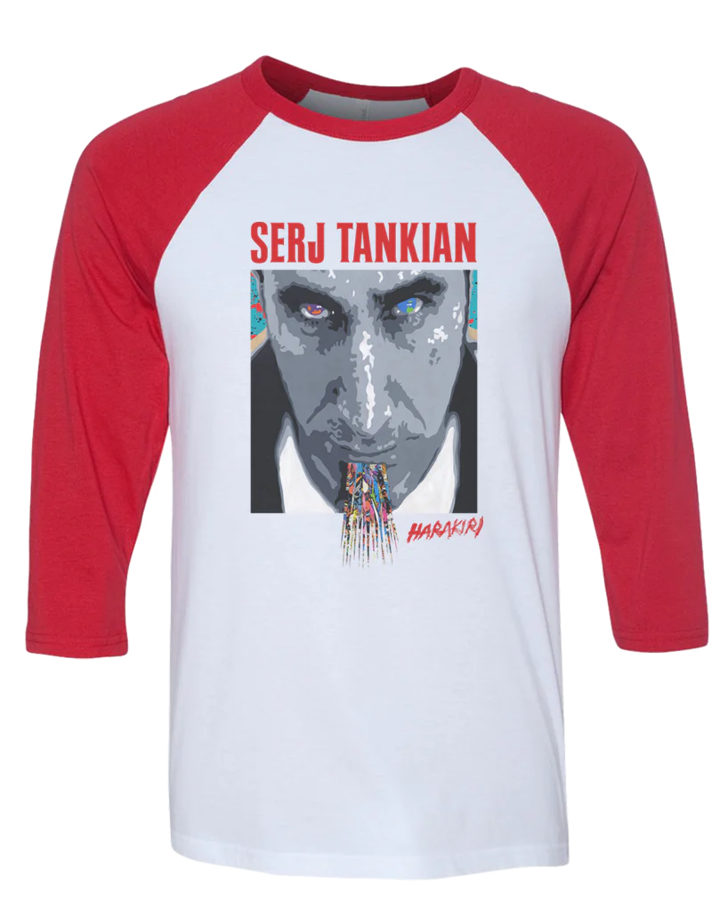 Men's | Harakiri Cover | 3/4 Sleeve Baseball Tee - Image 5