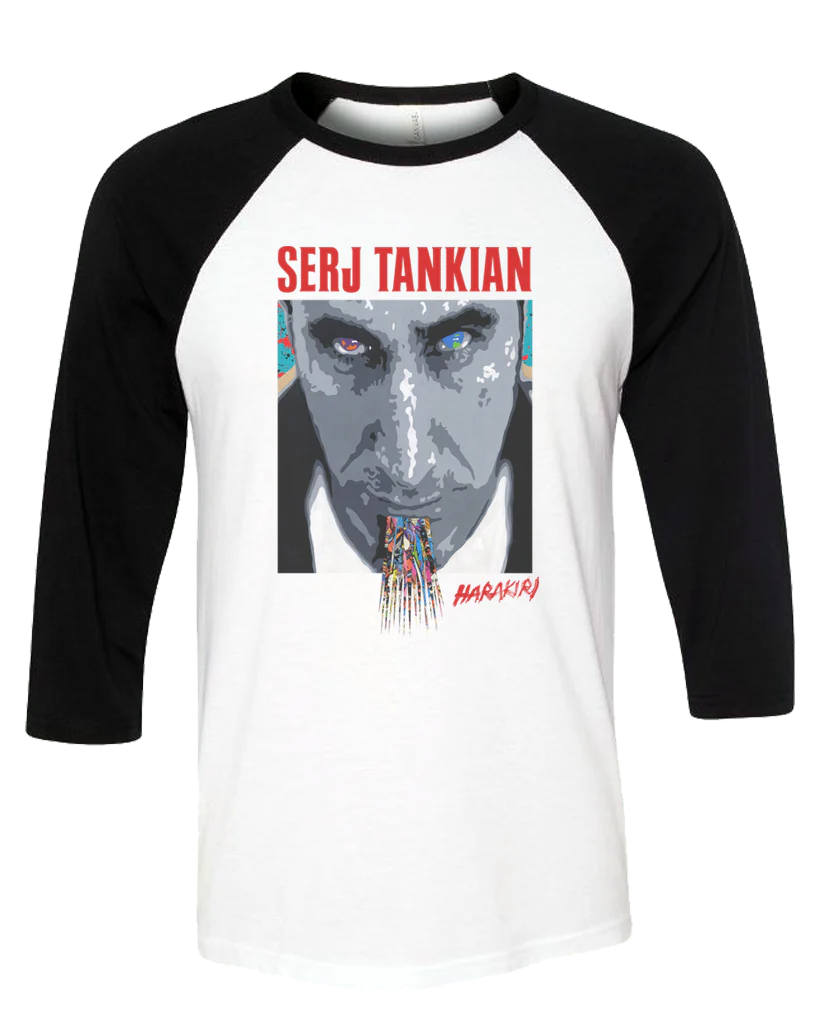 Men's | Harakiri Cover | 3/4 Sleeve Baseball Tee - Image 6