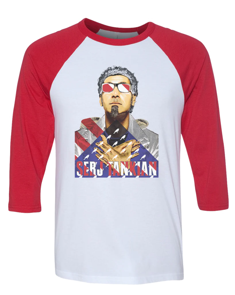 Men's | Patriotic | 3/4 Sleeve Baseball Tee - Image 2