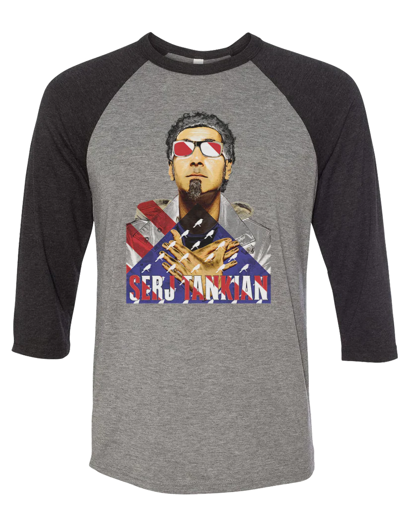 Men's | Patriotic | 3/4 Sleeve Baseball Tee - Image 3