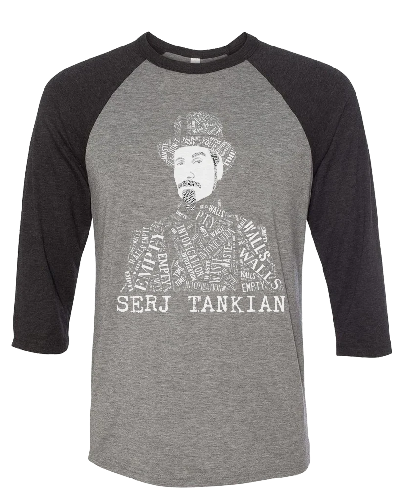 Women's | Empty Walls Lyrical Portrait | 3/4 Sleeve Baseball Tee