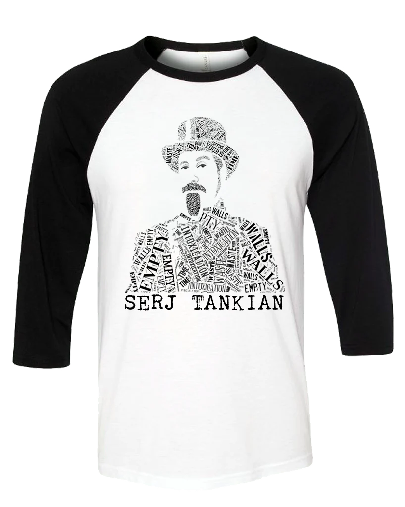 Women's | Empty Walls Lyrical Portrait | 3/4 Sleeve Baseball Tee - Image 2